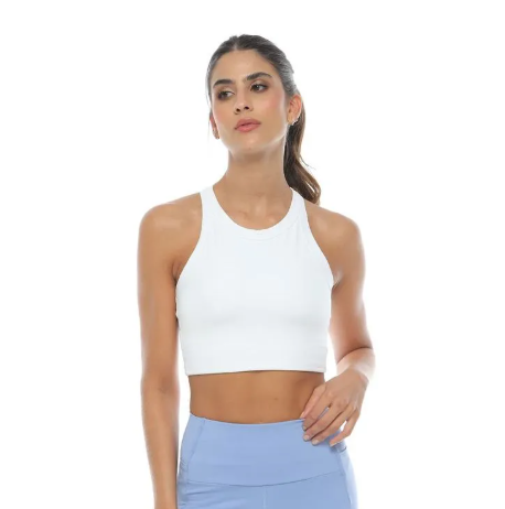 crop top mujer blanco