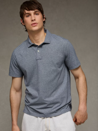 AE 24/7 Camisa Polo Estilo Club AZUL