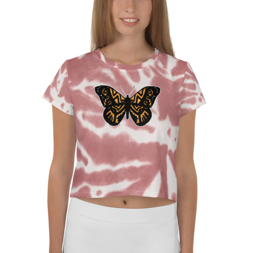 All-Over Print Crop Tee All-Over Print Crop Tee