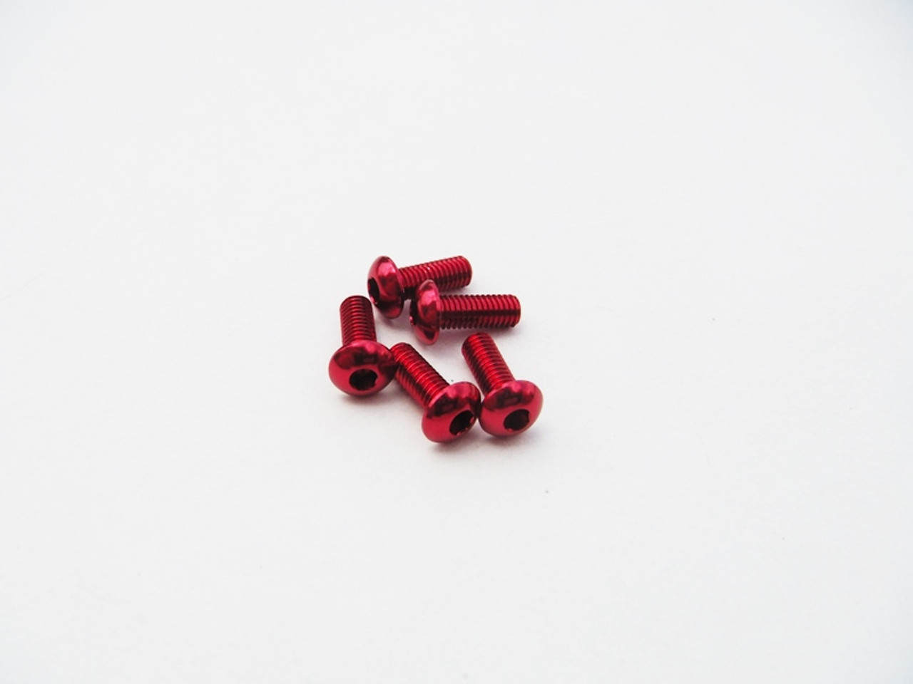 Hiro Seiko Alloy Hex Socket Button Head Screw [Red] - Hobby Authority  Distribution
