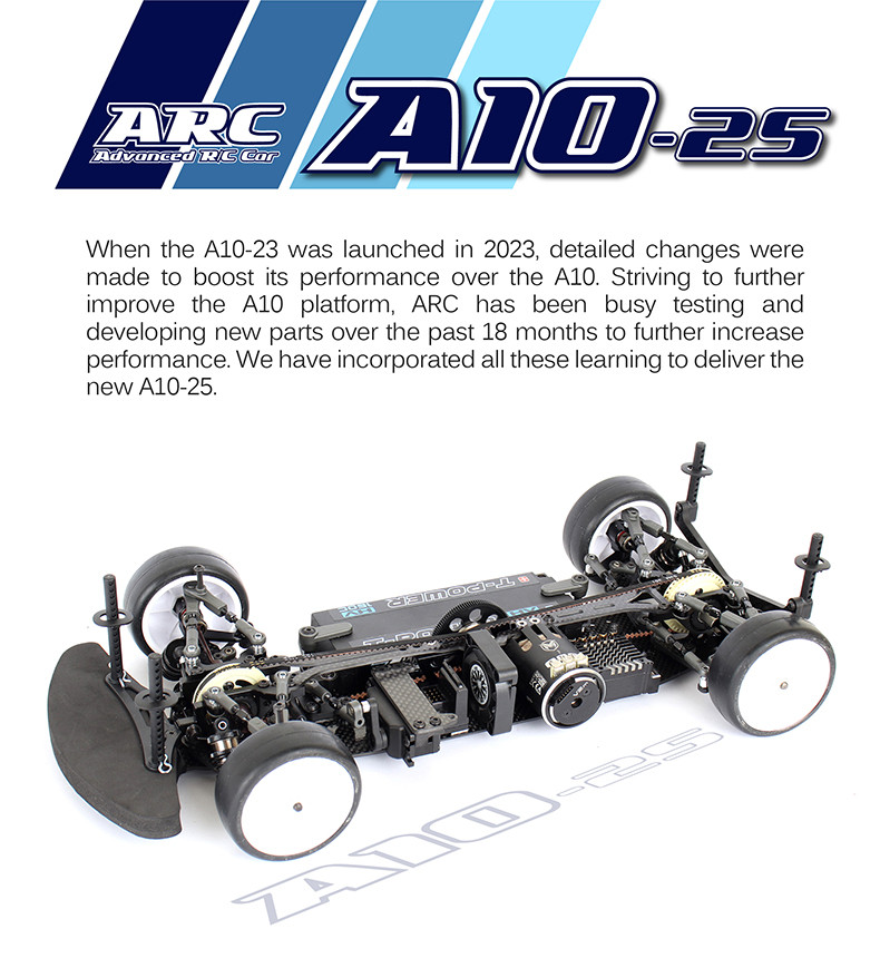 ARC A10-25 Car Kit (Aluminum Chassis) - Hobby Authority Distribution