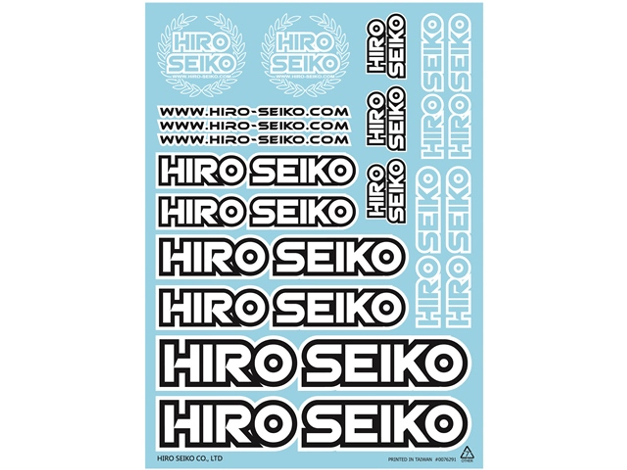 Team HIRO SEIKO Sticker (1 Sheet) - Hobby Authority Distribution