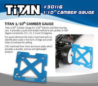 TiTAN 1/10 Camber Gauge