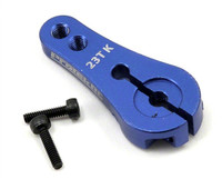 ProTek RC 4mm Aluminum Long Clamp Lock Servo Horn (Blue) (23T-JR/Airtronics/KO) ProTek RC 4mm Aluminum Long Clamp Lock Servo Horn (Blue) (23T-JR/Airtronics/KO)