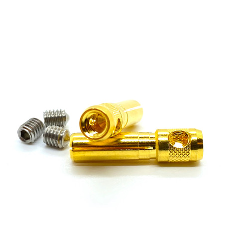 RCPROPLUS PHOSPHOR BRONZE Solderless 5mm PRO bullet connector  (2 pcs)
