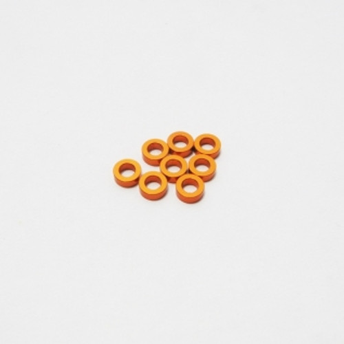 Hiro Seiko 3mm Alloy Spacer Set (1.5t)  [Orange]