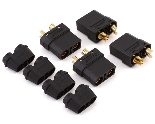 Maclan XT90 connectors (Black/ 4 Female)(Battery Side)