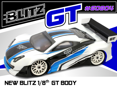 BLITZ 1/8 GT with Wing 1pcs (1.0mm) - Hobby Authority Distribution