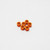 Hiro Seiko 3mm Alloy Spacer Set (2.5t) [Orange]