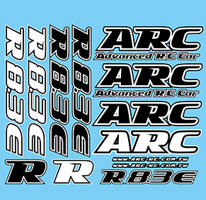 ARC R8.3E Decal - Hobby Authority Distribution