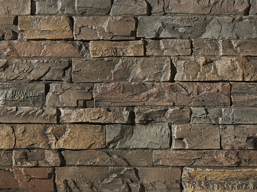 Closeup of Nevada Dry Stack Interior Faux Stone Panels