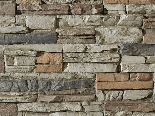 Closeup of Colorado Dry Stack Panel - Tall