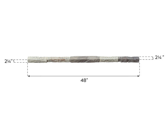 Dimensions of Universal Dry Stack Faux Stone Ledger-thumb