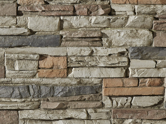 Closeup of Colorado Dry Stack Outside Corner - Interlocking, Tall-thumb