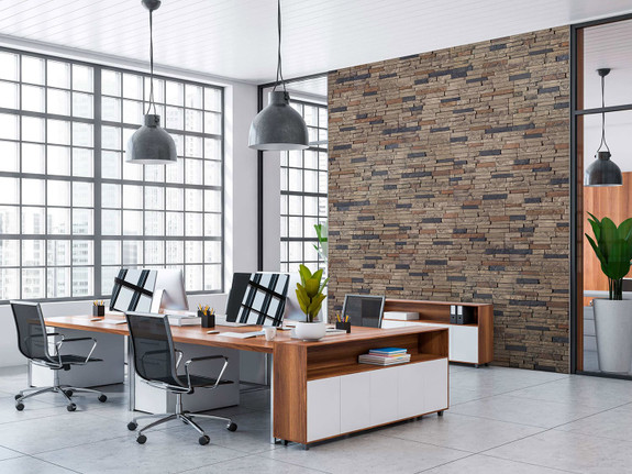 Somerset Dry Stack Panel in Dark Coffee-thumb