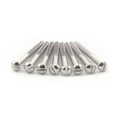 #2 X 1" Nickel Plated Round Head Wood Screw