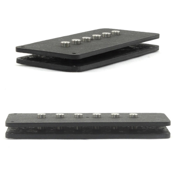 Vintage Jazzmaster Style Bobbin Kit, Jazzmaster Pickup Black