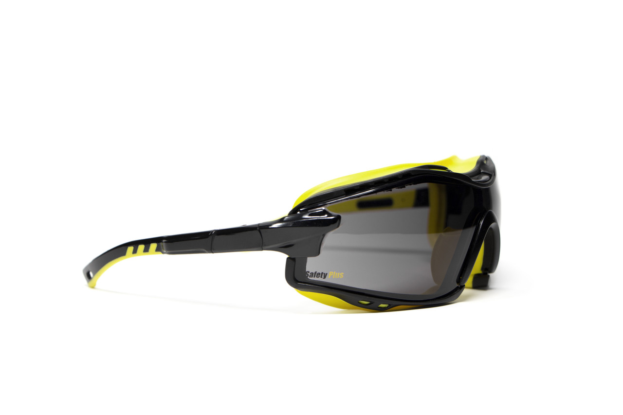 SafetyPlus SPG801G Safety Goggles - Anti-Fog, Scratch Resistant, ANSI  Z87.1, UV Protection