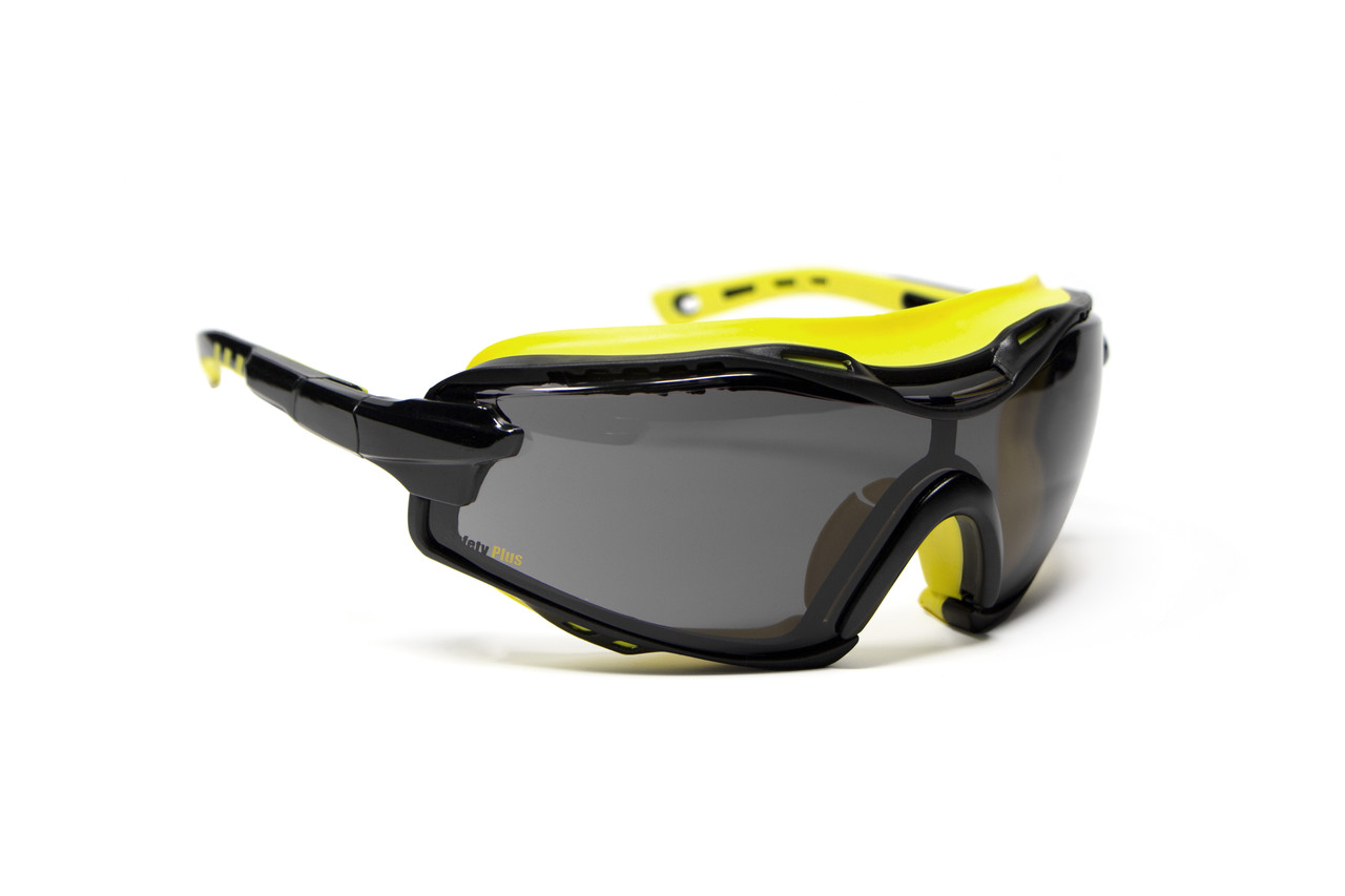 SafetyPlus SPG801G Safety Goggles - Anti-Fog, Scratch Resistant, ANSI  Z87.1, UV Protection