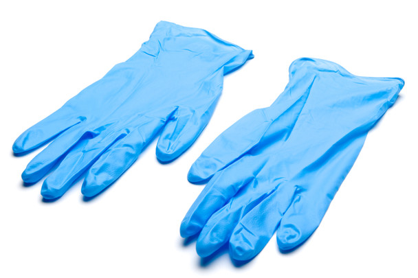 Nitrile Exam Gloves, 5 mil,  Aqua Blue - Medical Grade, Food Safe, Latex & Powder Free,  Standard Cuff (100 Gloves)
