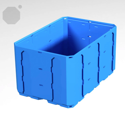 Multiboard 2x3x1.5 LU - Topped Rail - Multibin Shell