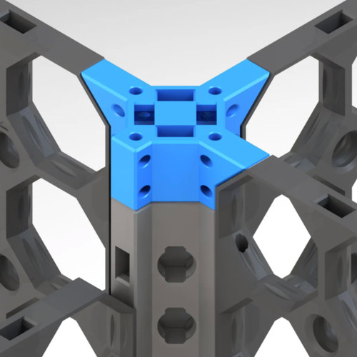 X - Three Sides - End Cap - Multiboard Beam