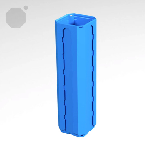 Multiboard 1x1x3.5 LU - Topped Rail - Multibin Shell