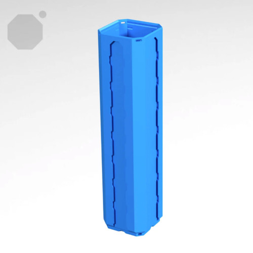 Multiboard 1x1x4 LU - Topped Rail - Multibin Shell