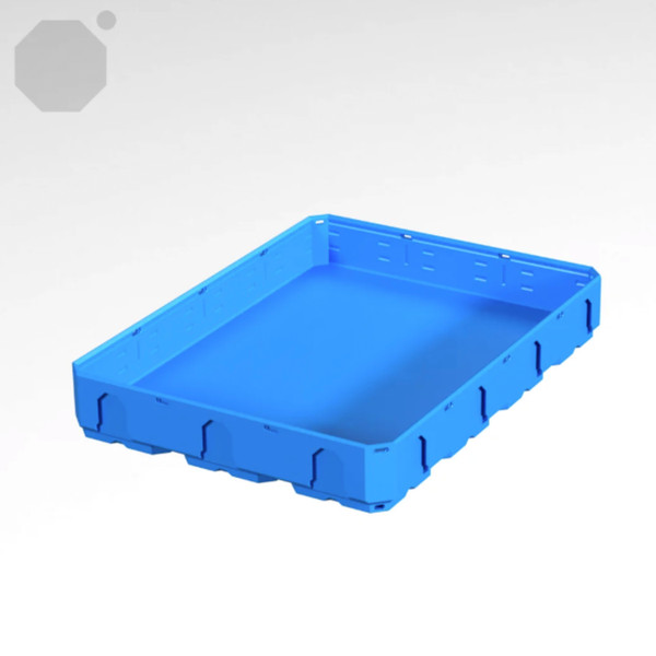 Multiboard 3x4x0.5 LU - Topped Rail - Multibin Shell