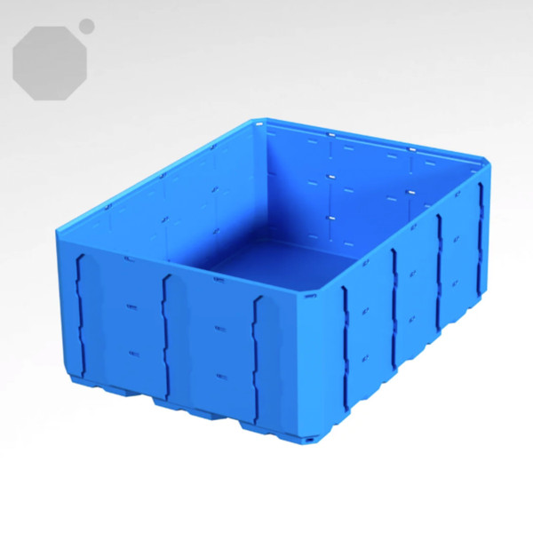 Multiboard 3x4x1.5 LU - Topped Multipoint Rail - Multibin Shell