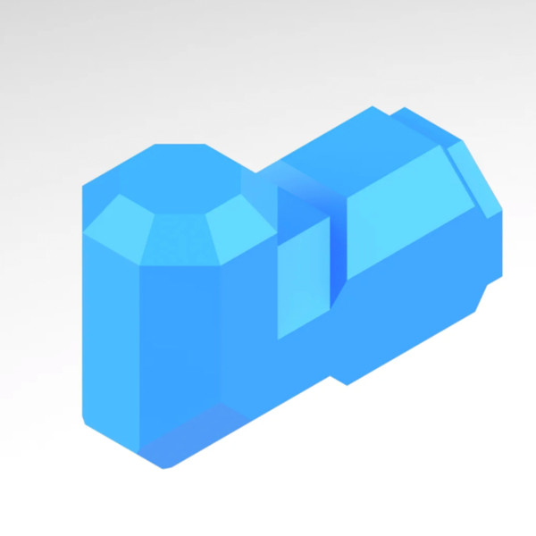 Multiboard 15x7.5 mm - Hook (Bolt-Locked Insert)