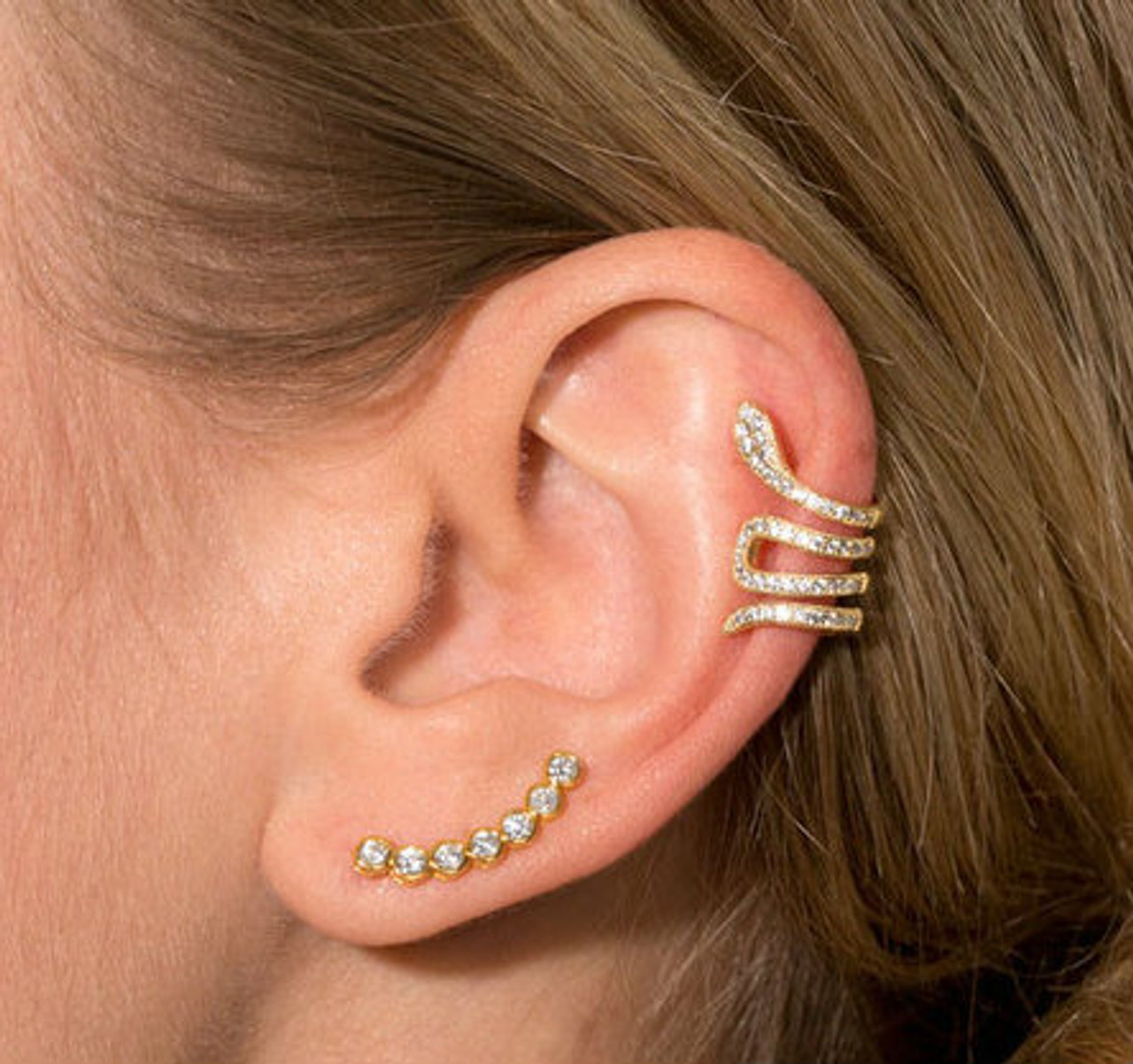 Sterling Silver Snake Ear Cuff | MAM