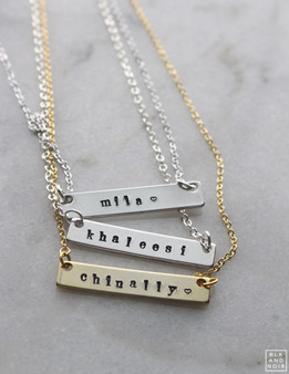 Nametag Necklace