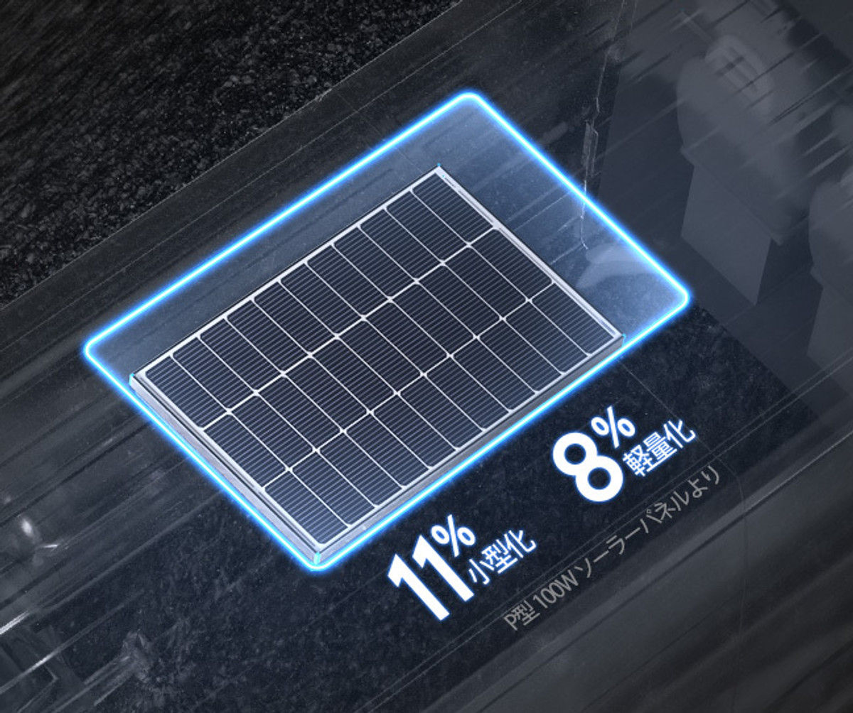 Renogy 100W 12V N型高効率 ソーラーパネル | RENOGY JAPAN