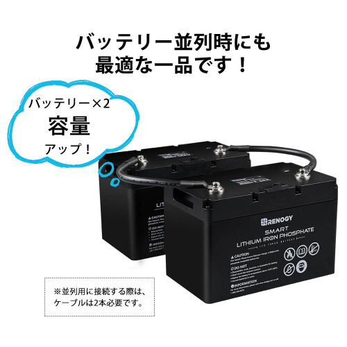 バッテリー間接続用ケーブル 38SQ 30CM（1本） | RENOGY JAPANオンラインショップ