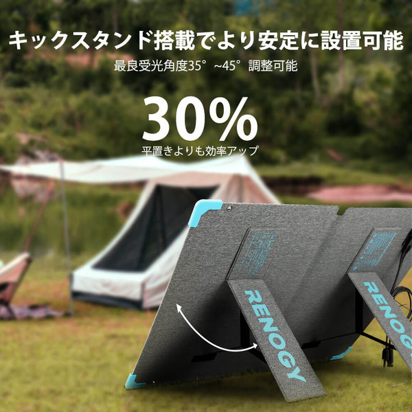 折り畳みポータブルソーラーパネル 80W E.FLEXシリーズ | RENOGY JAPAN