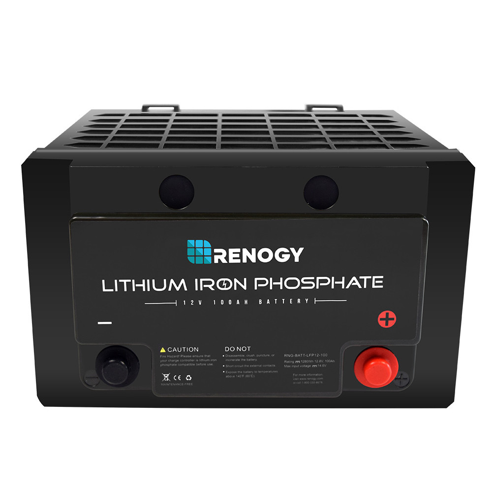 リン酸鉄リチウムイオンバッテリー 100AH 12Ｖ【G2モデル】 | RENOGY ...