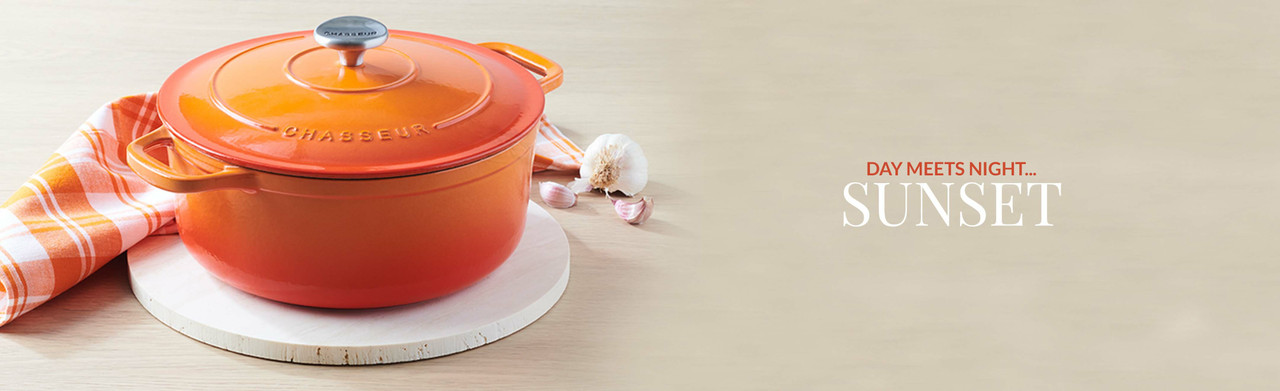 Chasseur Low Round Casserole 30cm/2.5L Federation Red