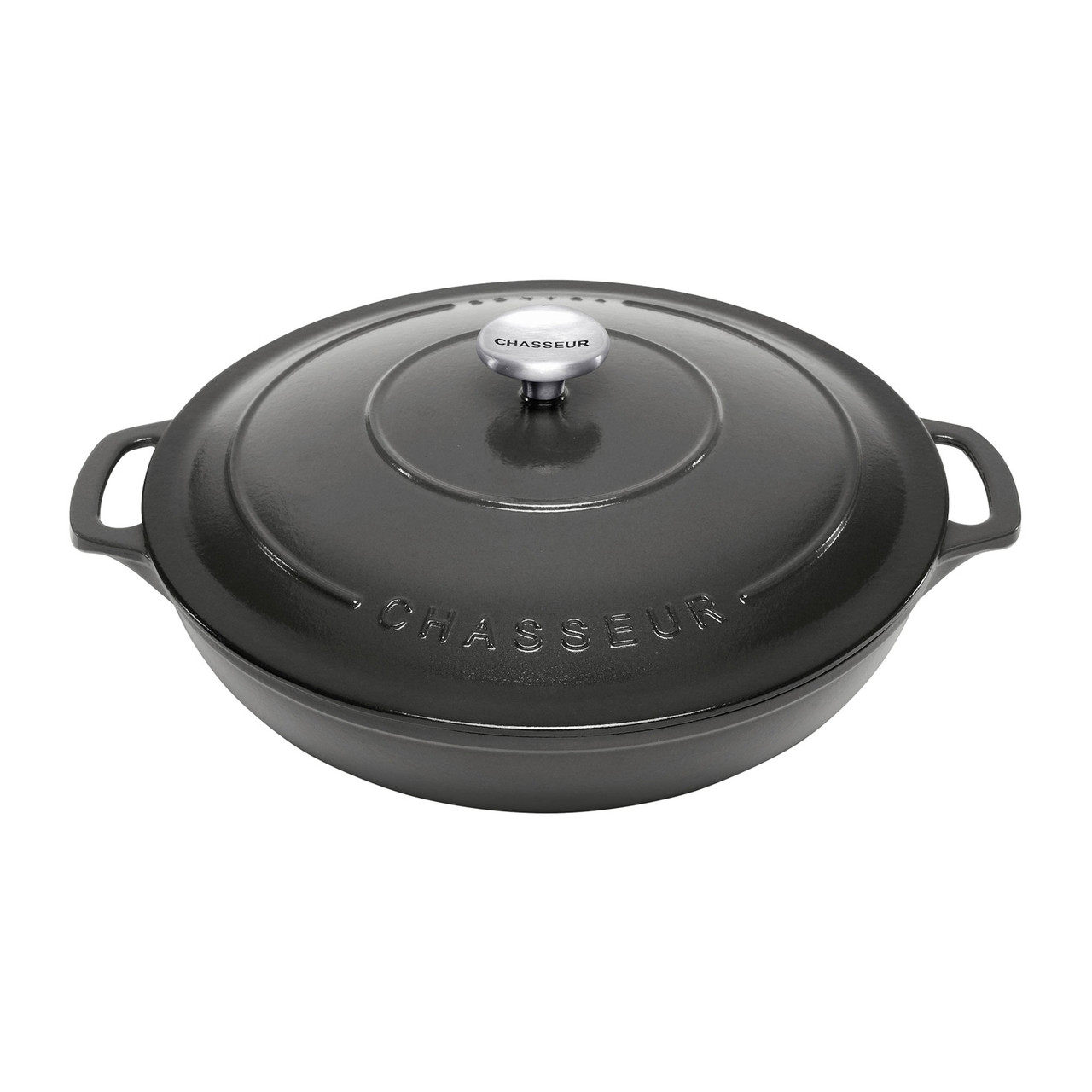 Low Round Casserole 30cm 2.5L Caviar Chasseur Australia