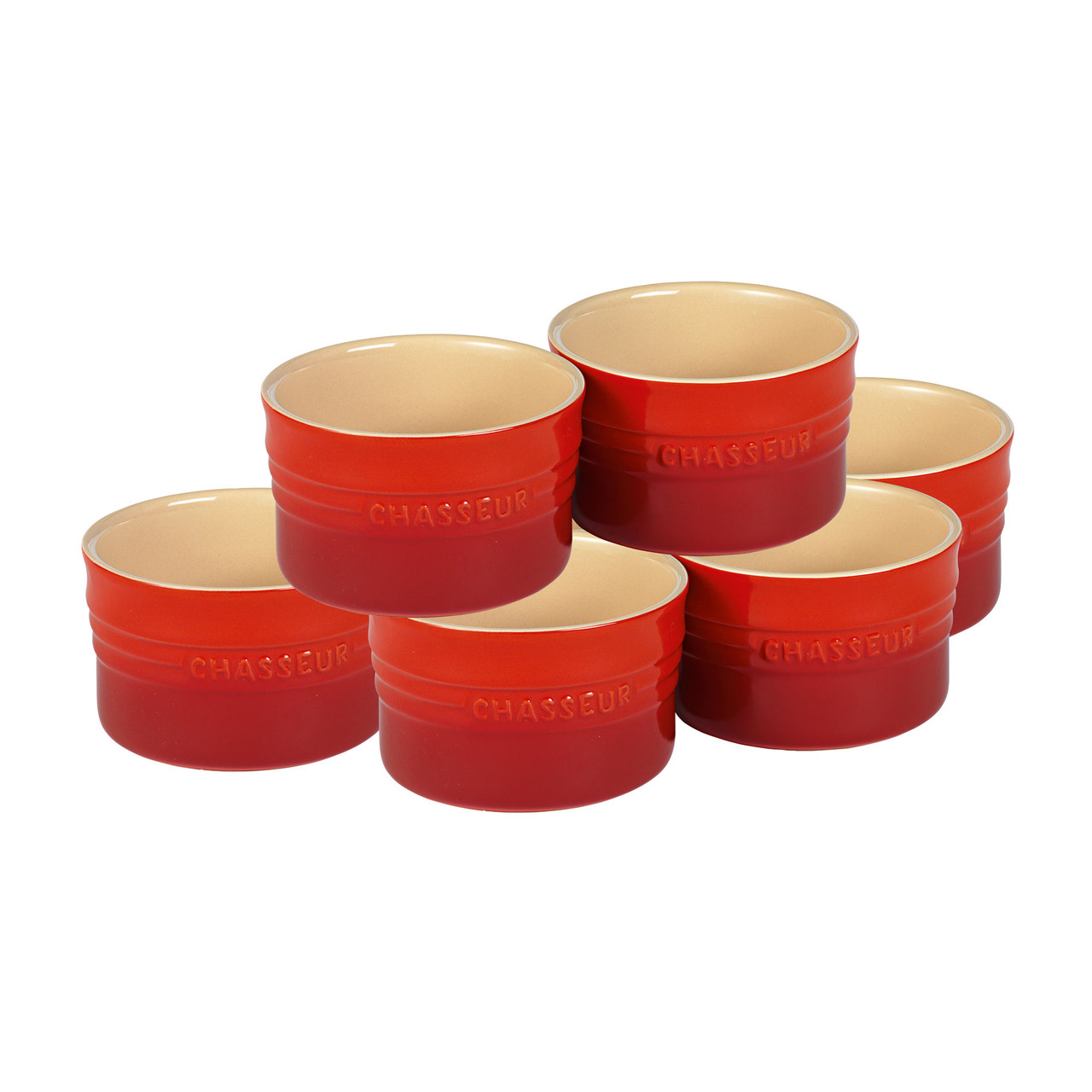 Ramekin Set of 6 Red