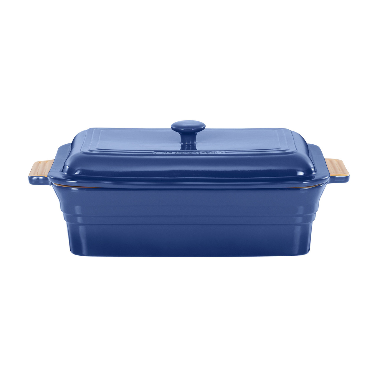 Rectangular Baker with Lid Blue