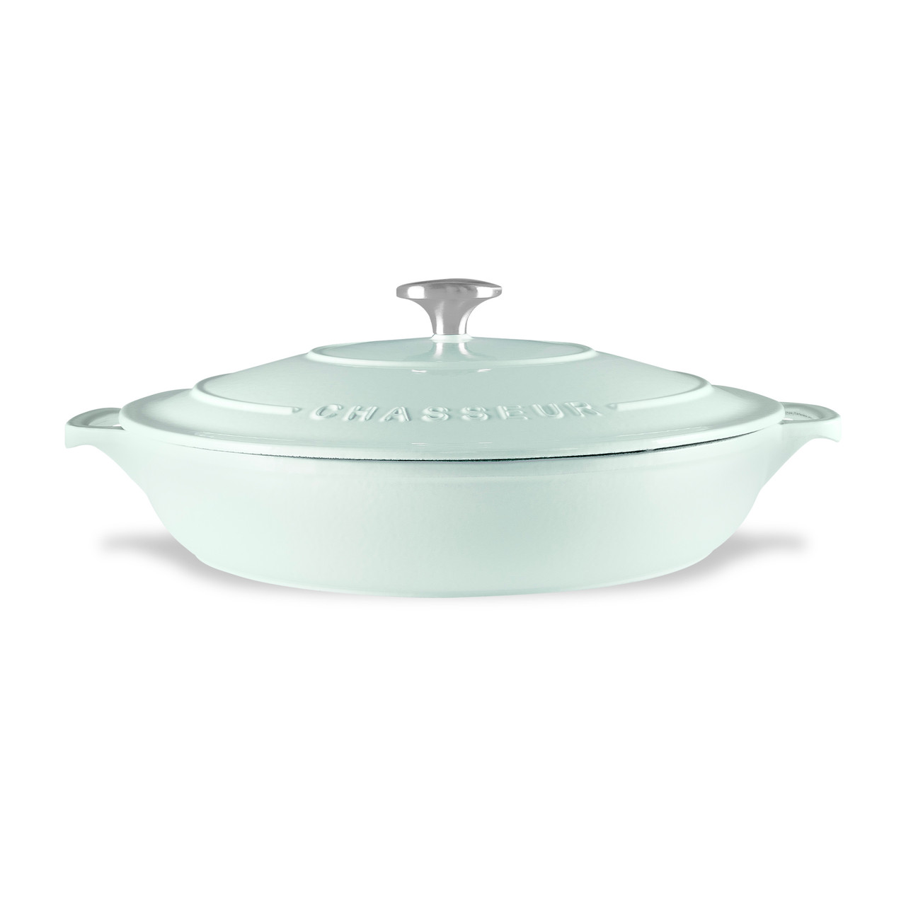 Low Round Casserole 30cm 2.5L Duck Egg Blue