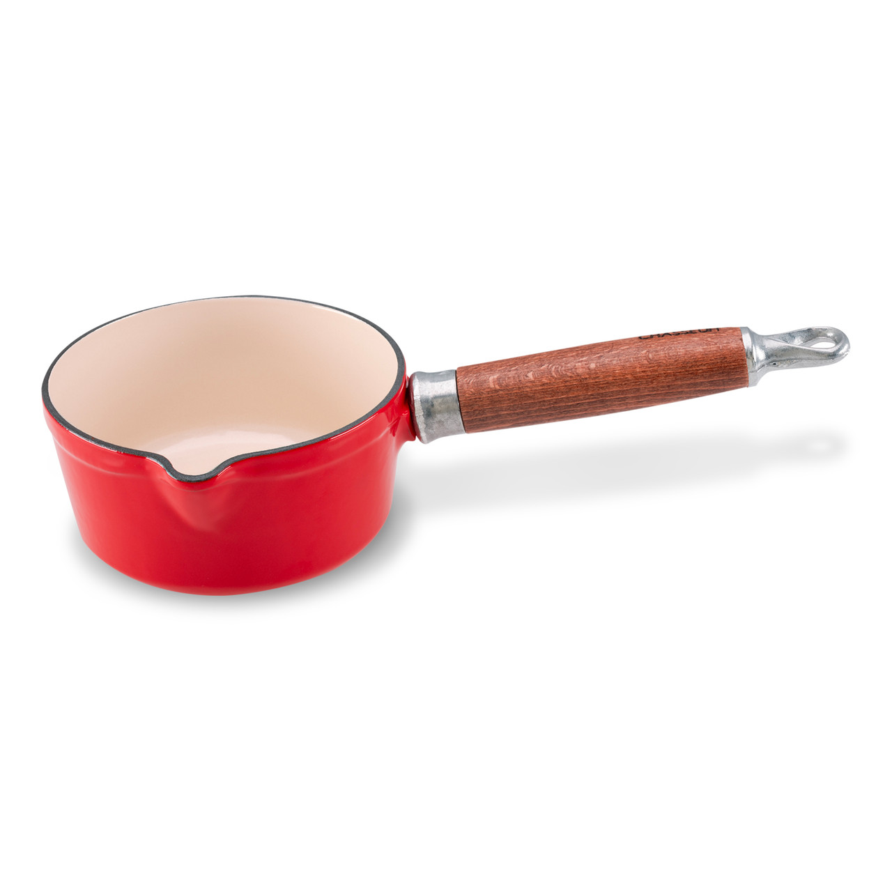 Milk Pan 14cm Federation Red Chasseur Australia