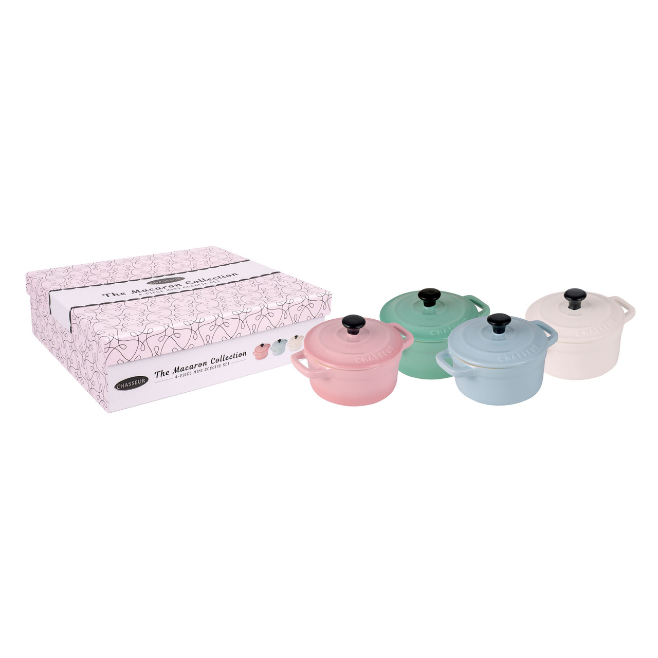 Macaron Collection 4 Piece Mini Cocotte Set