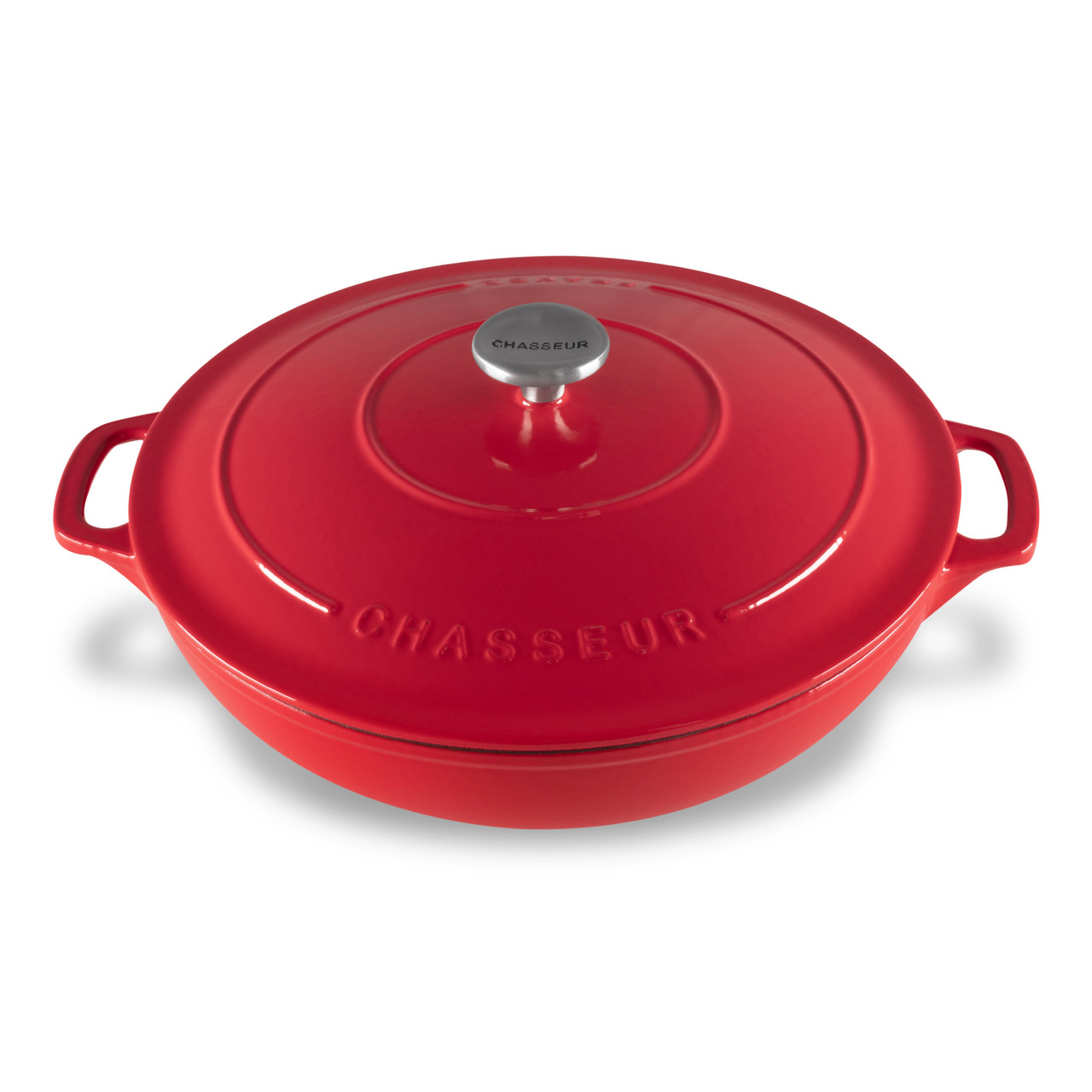 Low Round Casserole 30cm 2.5L Federation Red