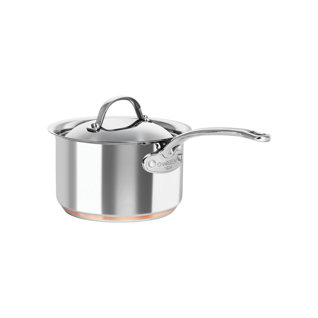 Le Cuivre18 x 11cm 2.6L Saucepan with Lid Chasseur Australia