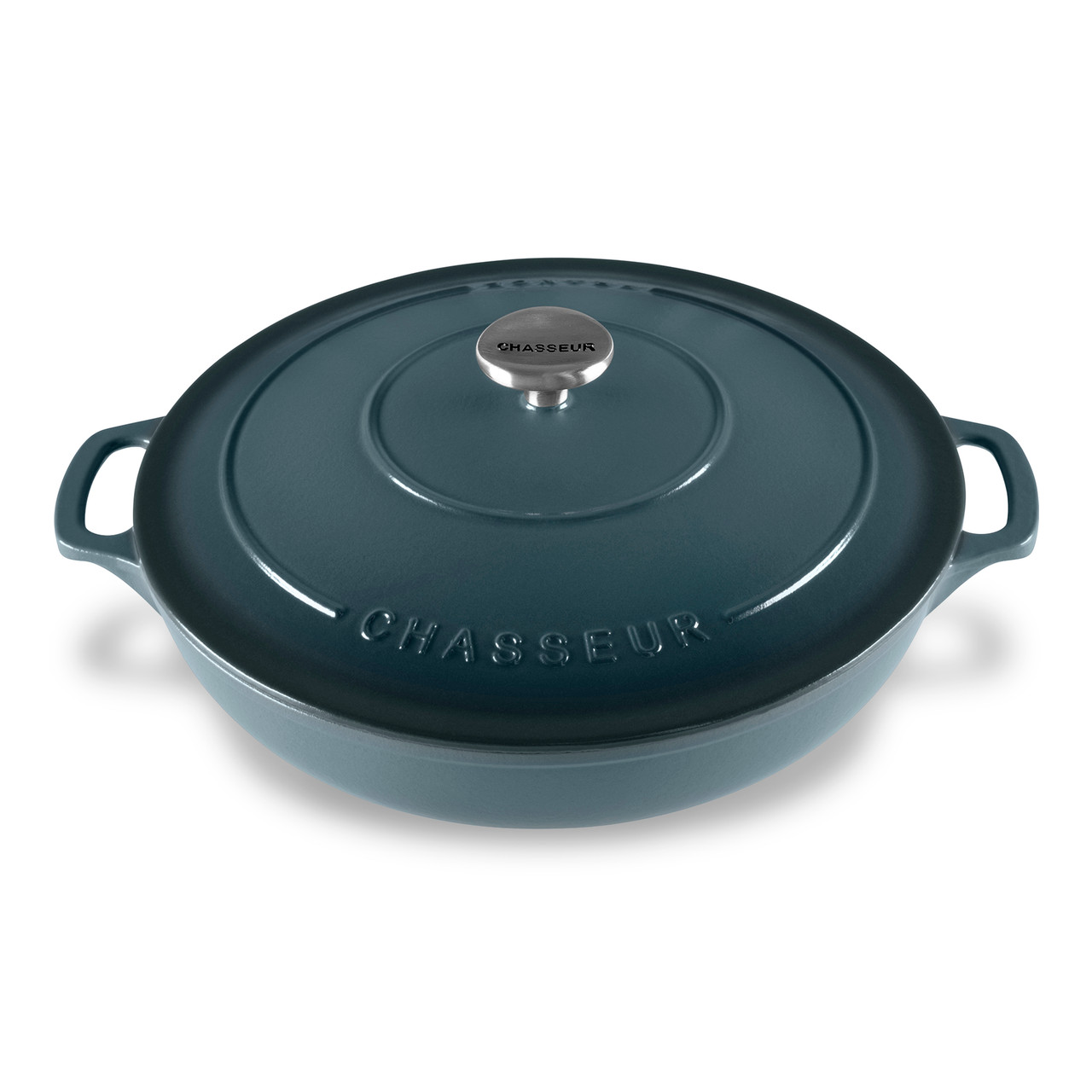 Low Round Casserole 30cm 2.5L Liquorice Blue