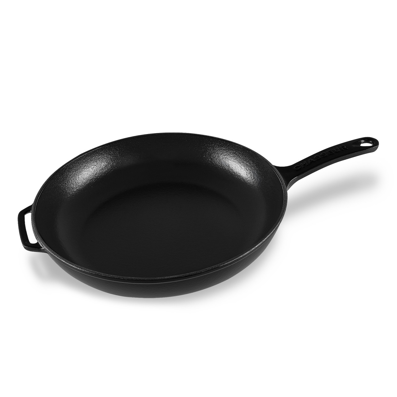 Fry Pan with Cast Handle 28cm Matte Black Chasseur Australia