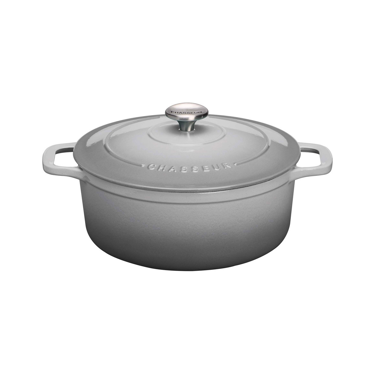 Round French Oven Celestial Grey Chasseur Australia