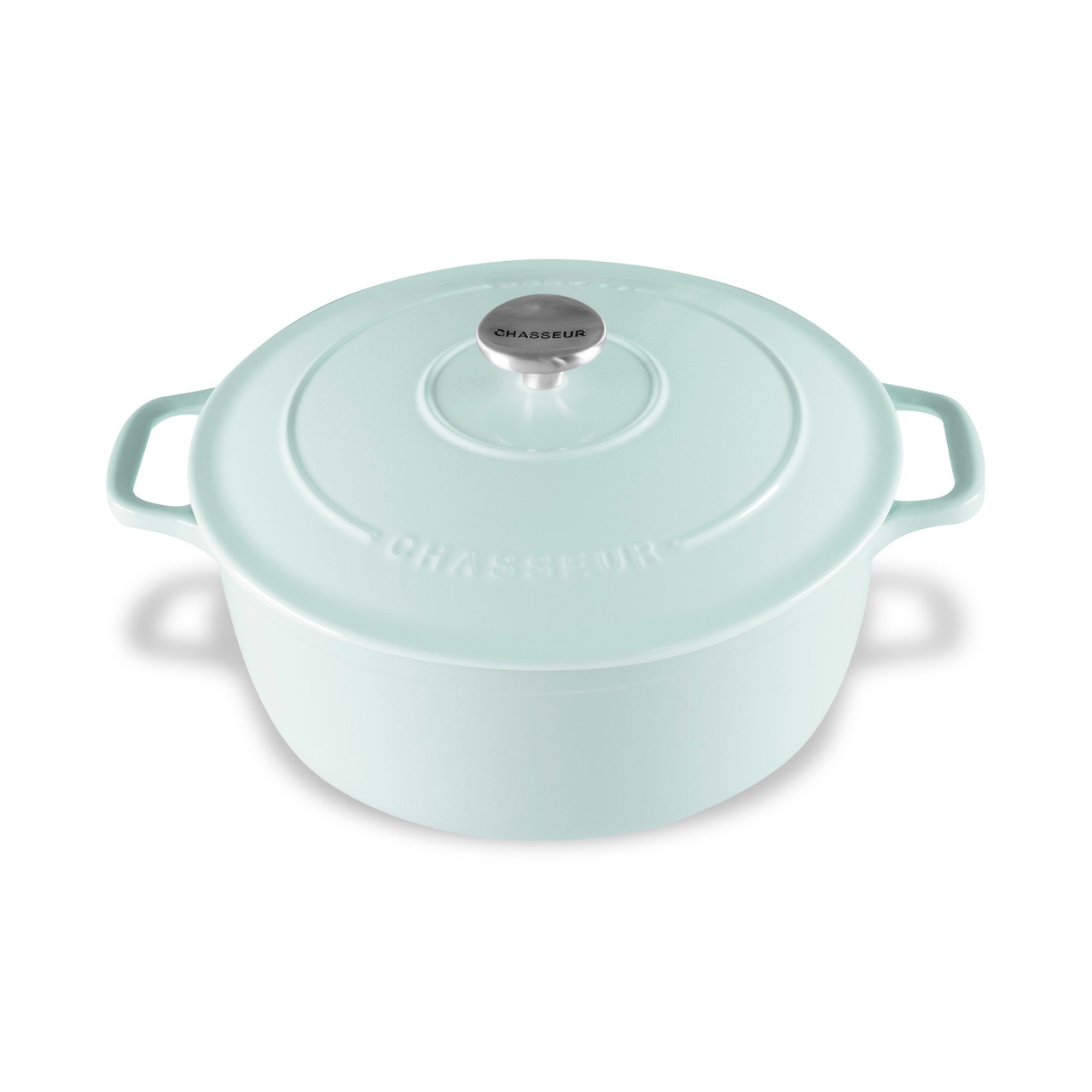 Round French Oven Duck Egg Blue Chasseur Australia